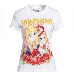 Moschino T-Shirt. Size 4. White color.